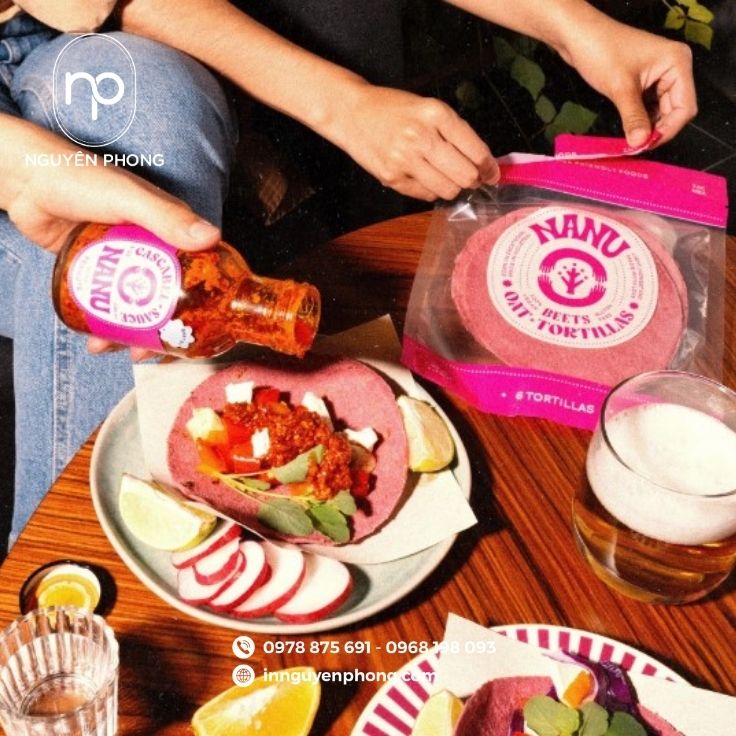 Thiết kế bao bì thực phẩm trên tem nhãn